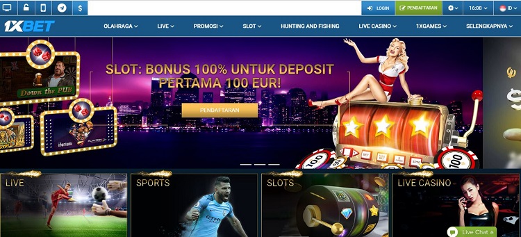 1xbet Indonesia gambar 1